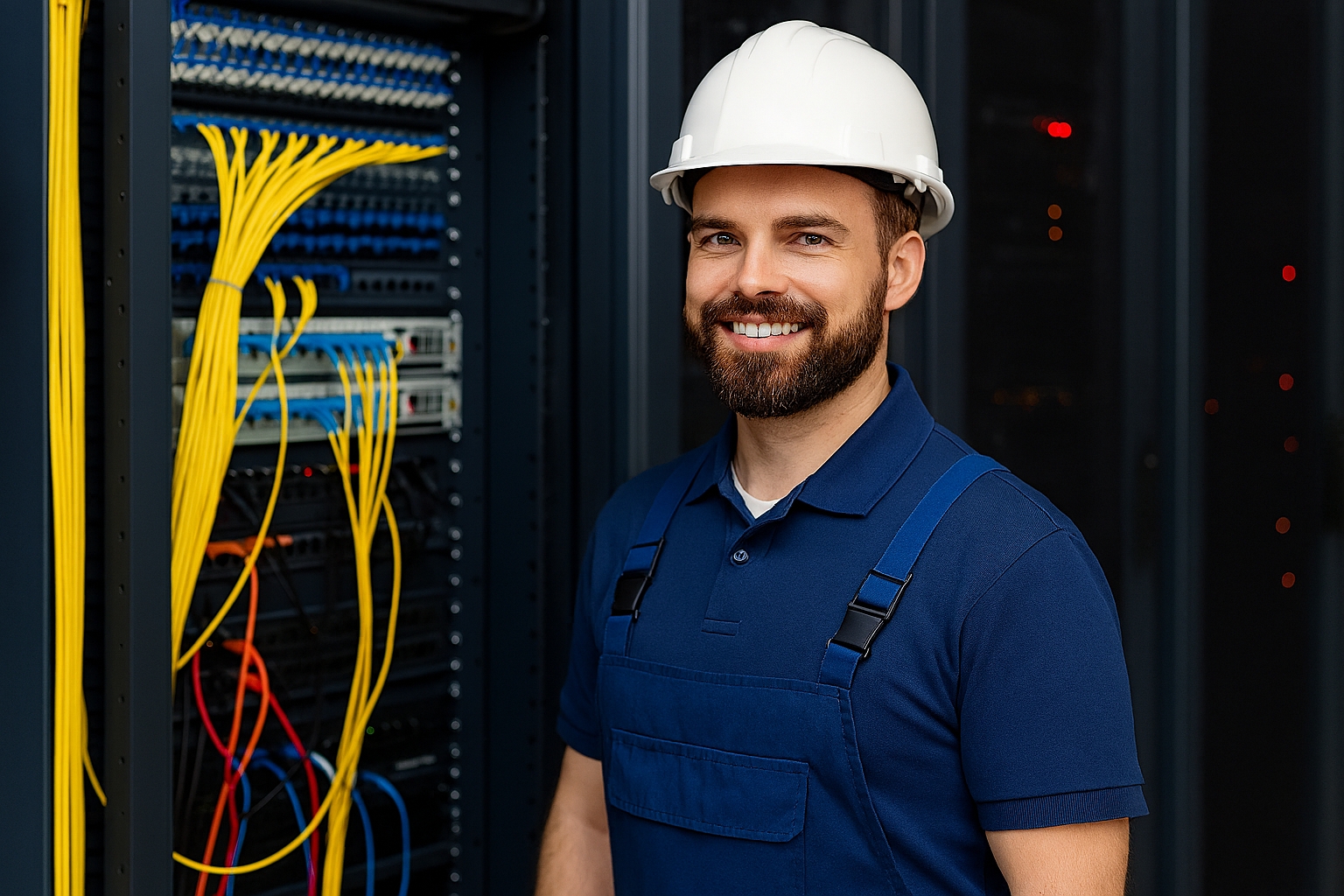 Installation fibre optique professionnelle