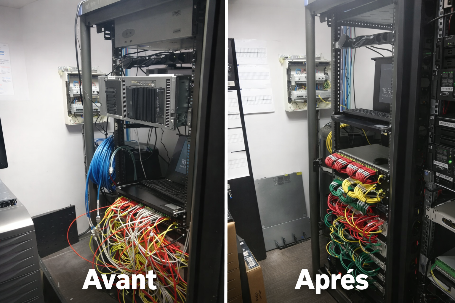 Baie de brassage fibre