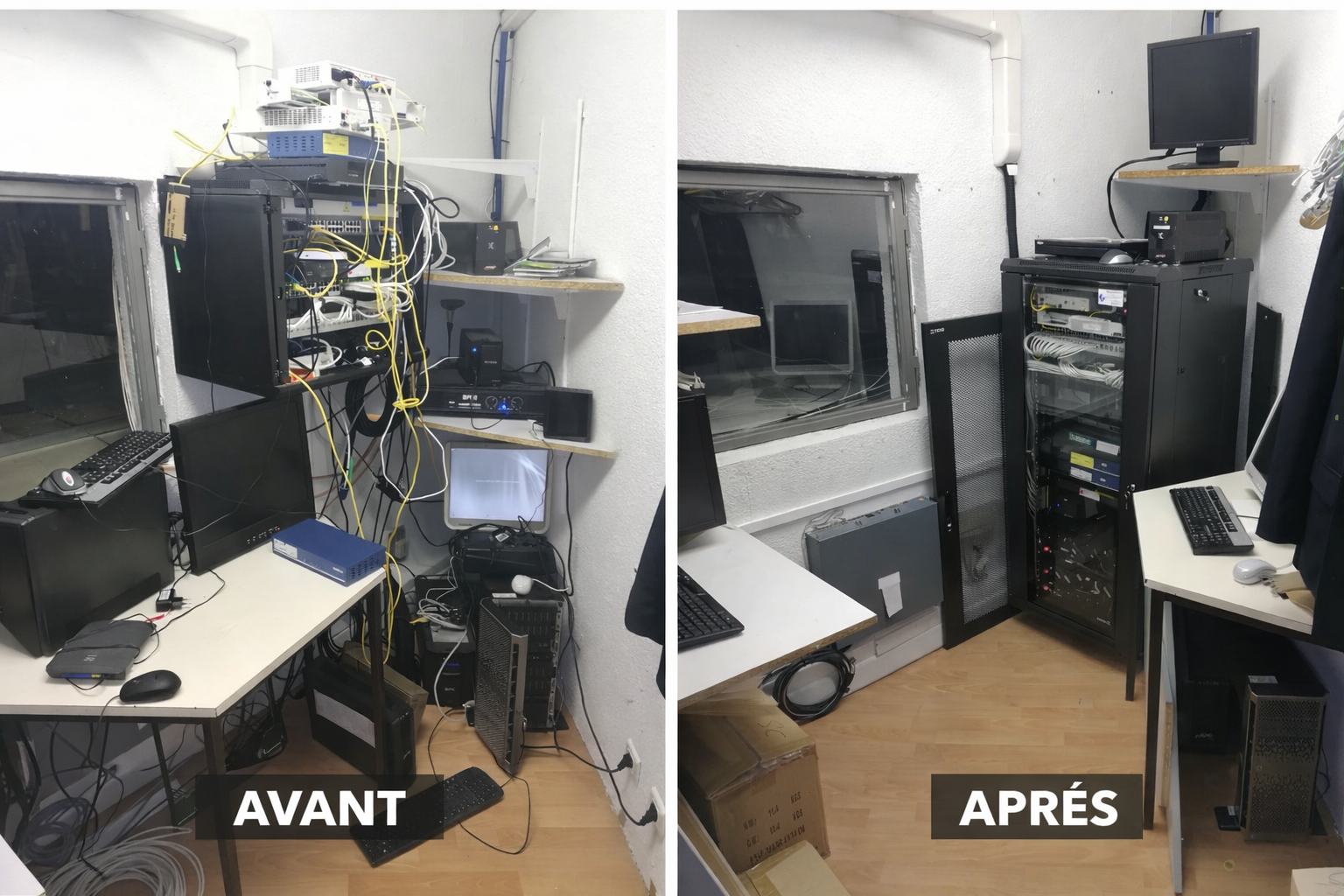 Installation réseau professionnel